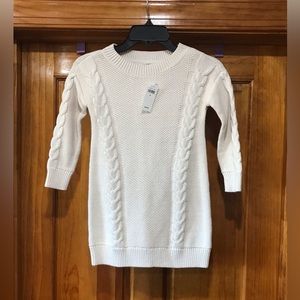 Gap Kids Knit LS Pullover Sweater Dress NWT
4 / 5 XS Extra Small
100% Cotton